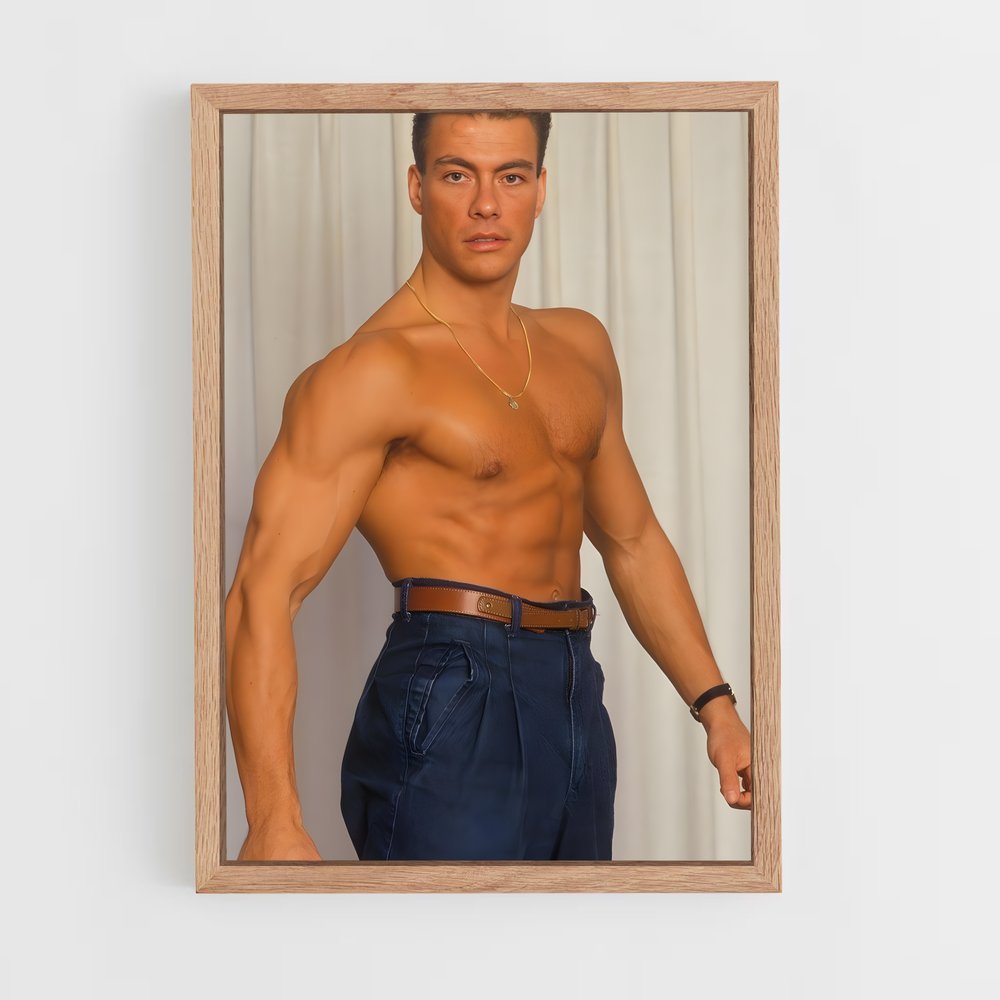 Poster Jean-Claude en Or – affiche Karaté (vue 4)